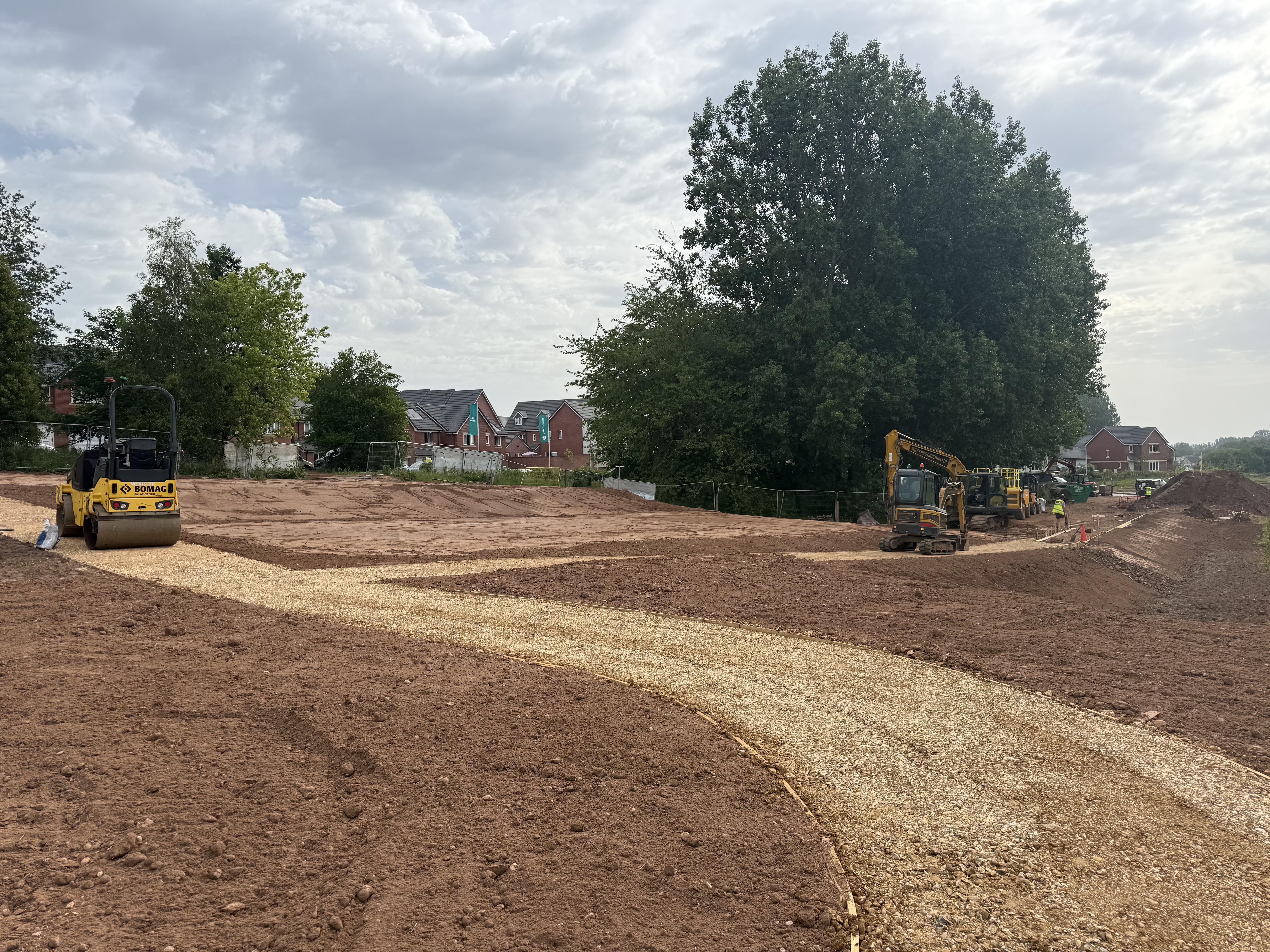 Residential groundworks project